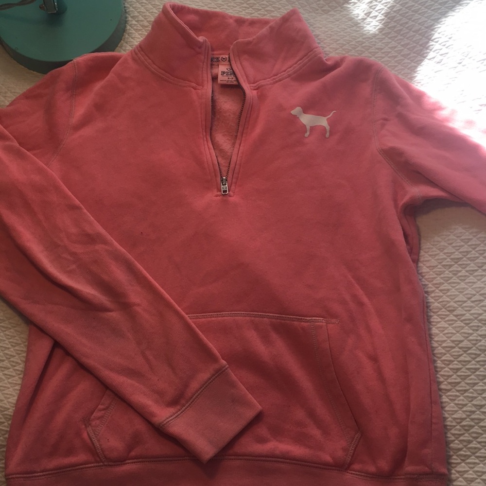 PINK zip up sweater - Picture 2 of 3